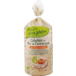 Sale MA VIE SANS GLUTEN Galettes de riz de Camargue aux céréales anciennes 130 g