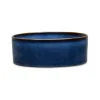SCRUFFS Gamelle pour chien en grès coloris bleu nuit Reactive Glaze - 19 x 19 x 8 cm