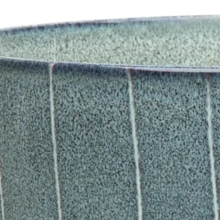 Clearance SCRUFFS Gamelle pour chien en grès coloris gris avec rayures Reactive Glaze - 19 x 19 x 8 cm