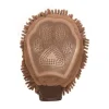 Online DGS Gant de toilettage marron - 25 x 18 cm