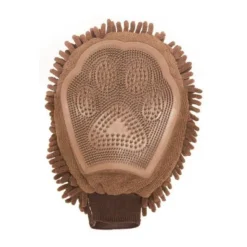 Online DGS Gant de toilettage marron - 25 x 18 cm