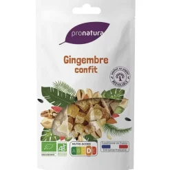Sale PRONATURA Gingembre confit - 250 g