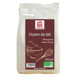 Sale CELNAT Gluten de blé bio en sachet de 500 g
