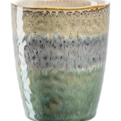 LEONARDO Gobelet en céramique réactive bleu, gris et beige Matera - 300 ml