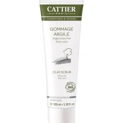 Outlet CATTIER Gommage à l’argile blanche bio en format de 100 ml