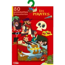 Outlet ÉDITIONS LITO Gommets pour enfants Les pirates éditions Lito - 80 gommettes