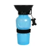 Hot WOUAPY Gourde avec bol intégré bleue pour chien - 500 ml