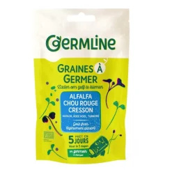Clearance GERMLINE Graines à germer bio alfa, cresson, chou rouge - 150 g