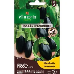 Online VILMORIN Graines d'aubergine picola HF1 - graines à semer