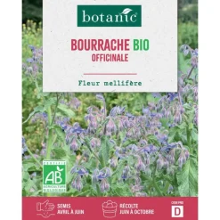 Clearance BOTANIC® Graines de bourrache officinale bio - graines à semer