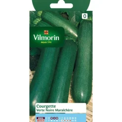 Outlet VILMORIN Graines de courgette verte noire maraichère - graines à semer
