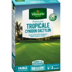 Hot VILMORIN Graines de gazon à semer pelouse tropicale cynodon dactylon - 500 g