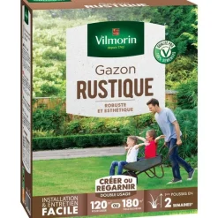 Hot VILMORIN Graines de gazon à semer rustique - 3 kg