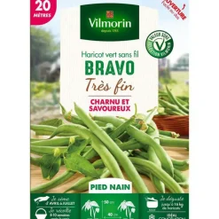 New VILMORIN Graines de haricot nain Bravo - graines à semer