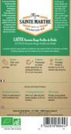 Online FERME DE SAINTE MARTHE Graines de Laitue Romaine rouge Oreilles du diable bio - 500 graines à semer