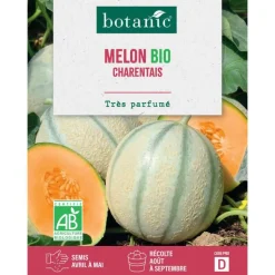 Sale BOTANIC® Graines de melon charentais cantaloup bio - graines à semer