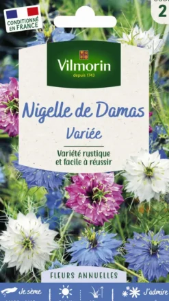 VILMORIN Graines de Nigelle de Damas variée - graines à semer