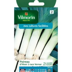 New VILMORIN Graines de poireau hiver race vernor - graines à semer
