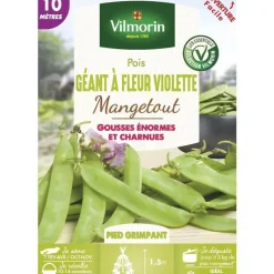 Discount VILMORIN Graines de pois géant à fleur violette mangetout - graines à semer
