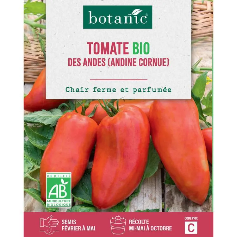 BOTANIC® Graines de tomate des andes bio - graines des semer