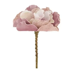 Outlet Grande fleur violette en mousse - Ø 25 x H 77 cm