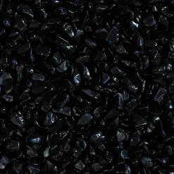 New BOTANIC® Graviers décoratifs de marbre noir ébène 7 à 15 mm en sac de 10 kg