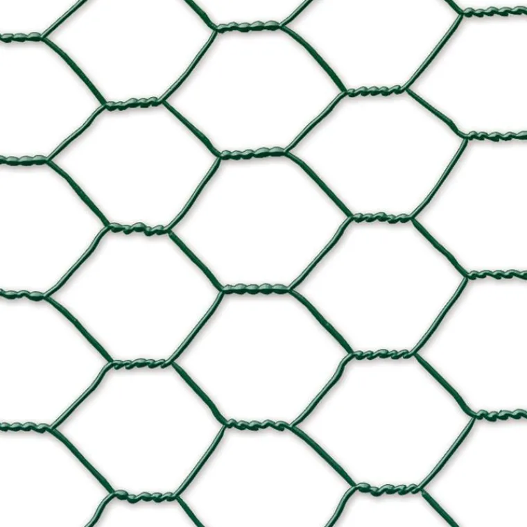 Hot NORTENE Grillage Galvanex maille hexagonale 4,1 cm Métal plastifié Vert L10 m x H100 cm