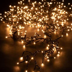 Online Guirlande lumineuse LED à lumière fixe blanc chaud - 27 m