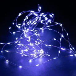 New BLACHÈRE ILLUMINATION Guirlande lumineuse micro LED à lumière animée blanc froid et bleu sur secteur - 7,5 m