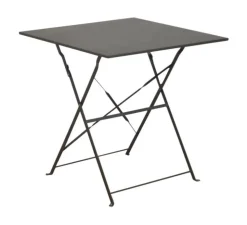 Guéridon carré en acier PROLOISIRS Cuba - 70x70 cm