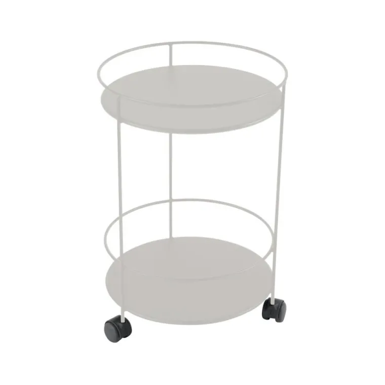 Online FERMOB Guéridon Guinguette coloris gris en acier - Ø 40 x 61 cm