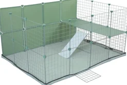 Hot ZOLUX Habitat Neopark Life pour lapin coloris vert – 140 x 105 x 70 cm