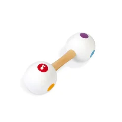 Clearance JANOD Haltère maracas Confetti en bois – 1 à 3 ans