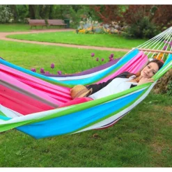 Clearance JOBEK Hamac coloris multicolore Magnifico certifié FSC® Hamac GraphiK - 300 x 140 cm