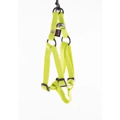 MARTIN SELLIER Harnais baudrier réglable vert citron pour chien - 1x25/35 cm