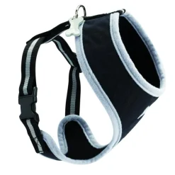 Best BOBBY Harnais tee-shirt pour chien Arlequin noir - taille XS