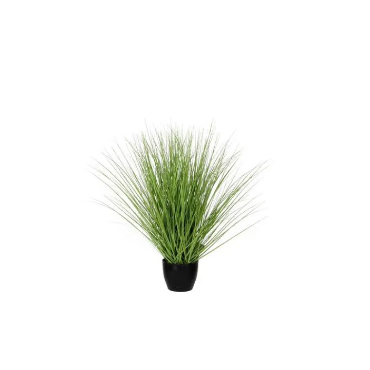 Best Herbe verte plante artificielle en pot H 50 x Ø 11,5 cm