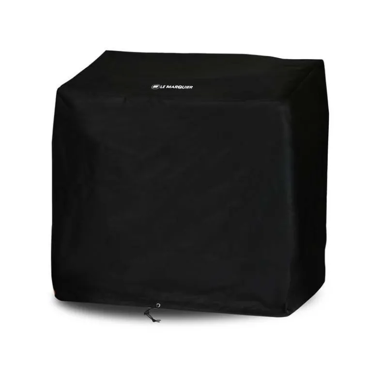 Best LE MARQUIER Housse pour plancha et barbecue 60 cm sur chariot coloris noir - 120 x 60 x 120 cm