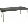 Sale STERN Housse pour plateau rectangulaire coloris gris en coton polyester - 250 x 100 cm