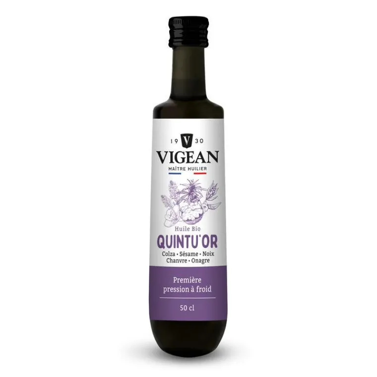 Sale VIGEAN Huile quintuor bio 50 cl