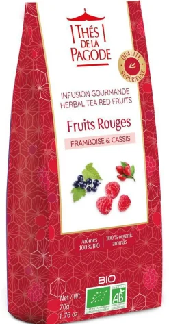 Clearance THES DE LA PAGODE Infusion fruits rouges vrac Thé de la Pagode - 70 g