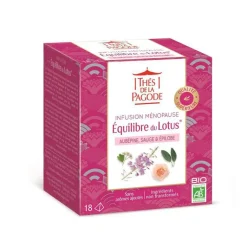 Sale THES DE LA PAGODE Infusion Équilibre du Lotus boîte carton 18 sachets