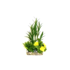 Hot LABEO Jardin herbe vert en plastique 18 cm