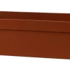 Best LE POT CITOYEN Jardinière toscane Poetic botanic® avec plateau clipsé coloris marron en plastique recyclé 10 L - 50 x 18 x 16,7 cm