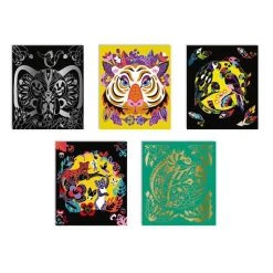Best JANOD Jeu créatif Scratch art animaux du monde– Dès 5 ans
