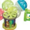 Sale TRIXIE Jouet balle ou rouleau en plastique avec clochette - Ø 4,5 cm