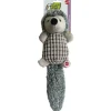 Best GIRARD Jouet chien herissoft gris spot 40cm