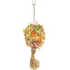 Outlet FLAMINGO Jouet papyr perruche bouquet coloris multicolore - 36 cm