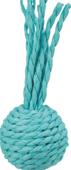 Sale TRIXIE Jouet pour chat coloris multicolore balle hochet et cordelette en papier - Ø 4 x 11 cm