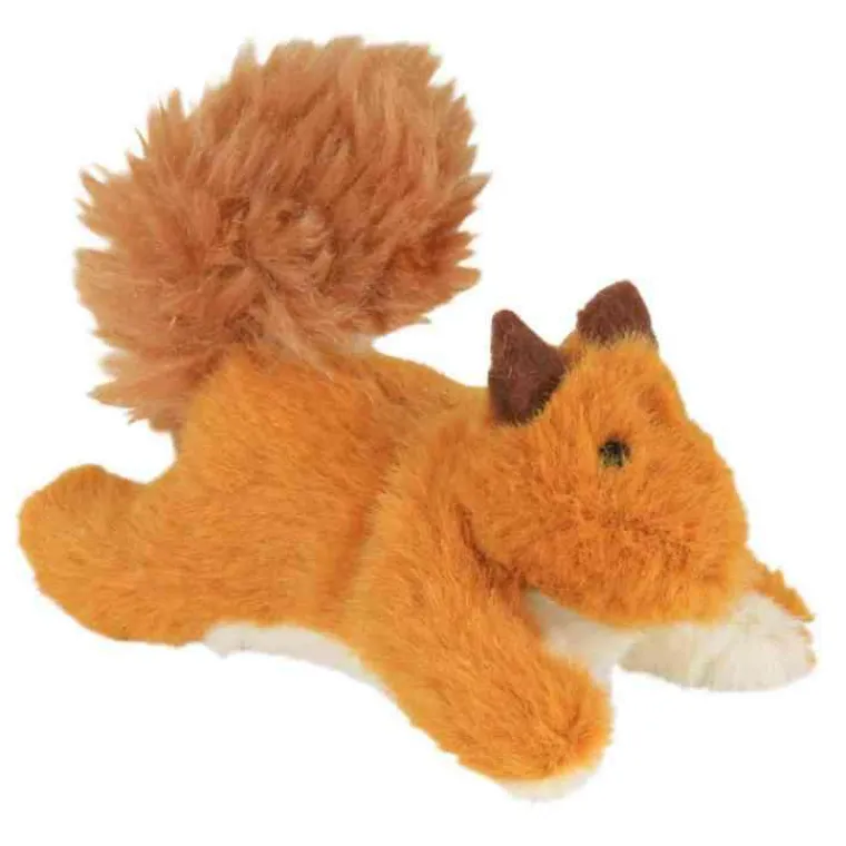Outlet TRIXIE Jouet pour chat en peluche coloris orange écureuil avec catnip - 9 cm